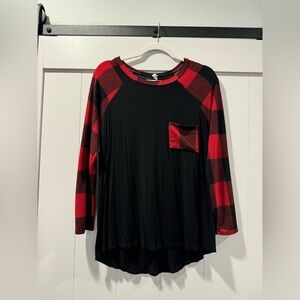 Buffalo Plaid Long Sleeve with pocket